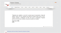 Desktop Screenshot of financertraining.com